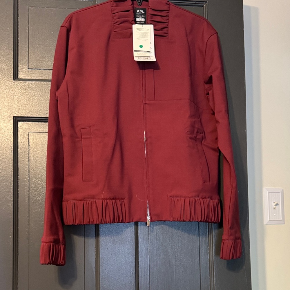 APL Women's Burgundy The Perfect Bomber Large